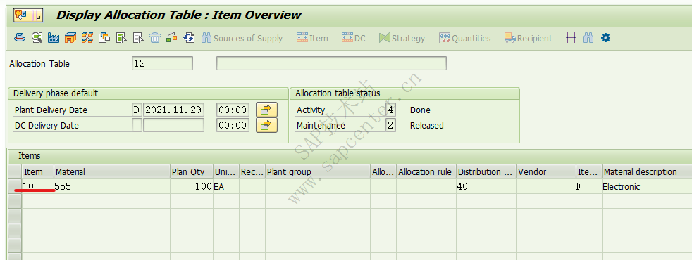 SAP RETAIL 如何查看分配表是参考哪个PO来创建的？