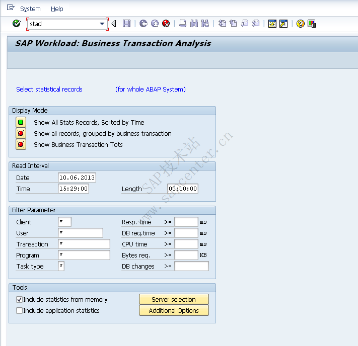 SAP 查询系统日志-追踪用户的更改记录 图1