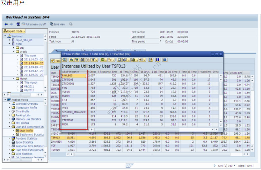 SAP 查询系统日志-追踪用户的更改记录 图13