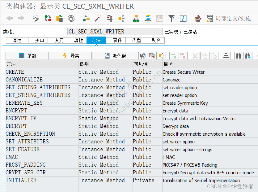 CL_SEC_SXML_WRITER Secure SXML Writer